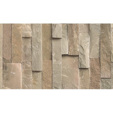 Карьерный камень терра коричневый