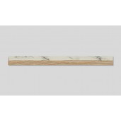 Дуо Мрамор Каррара белый-Дуб светлый