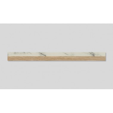 Дуо Мрамор Каррара белый-Дуб светлый