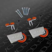 Комплект асимметричных роликов