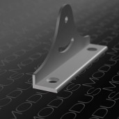 Полкодержатель поворотный для наклонных полок