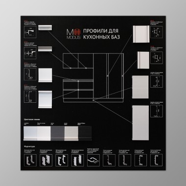 Стенд &quot;Кухонный профиль MODUS&quot;, 600х650 мм